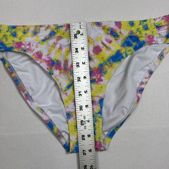 Jessica Simpson Women's M ide Shirred Hipster Bikini Bottom Multicolor NWT - Picture 5 of 15